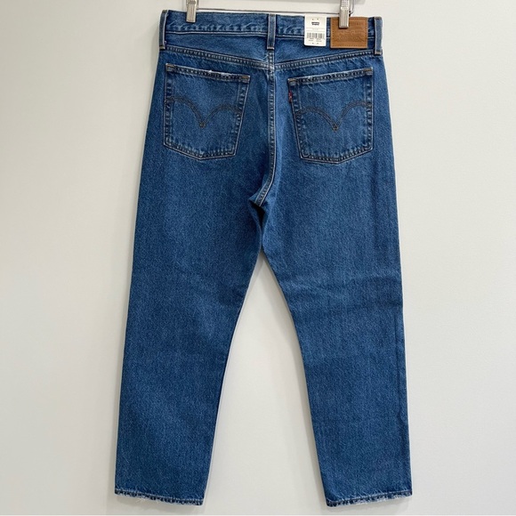 Levi’s Premium Wedgie Straight Leg Jeans High Rise Oxnard Drive Wash 34964-0145 - Picture 4 of 16